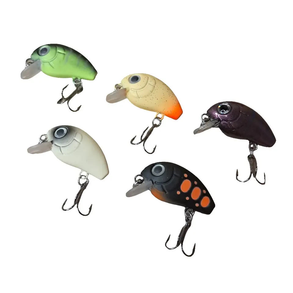 Micro Crankbait 1.1 Inch - Premium Hand Painted Fishing Lures