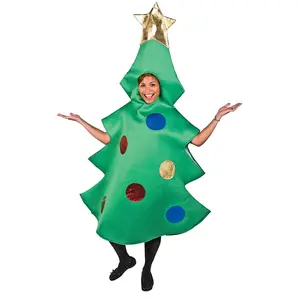 47" x 4 Ft. 11" Adults Christmas Tree Polyester Costume - One Size