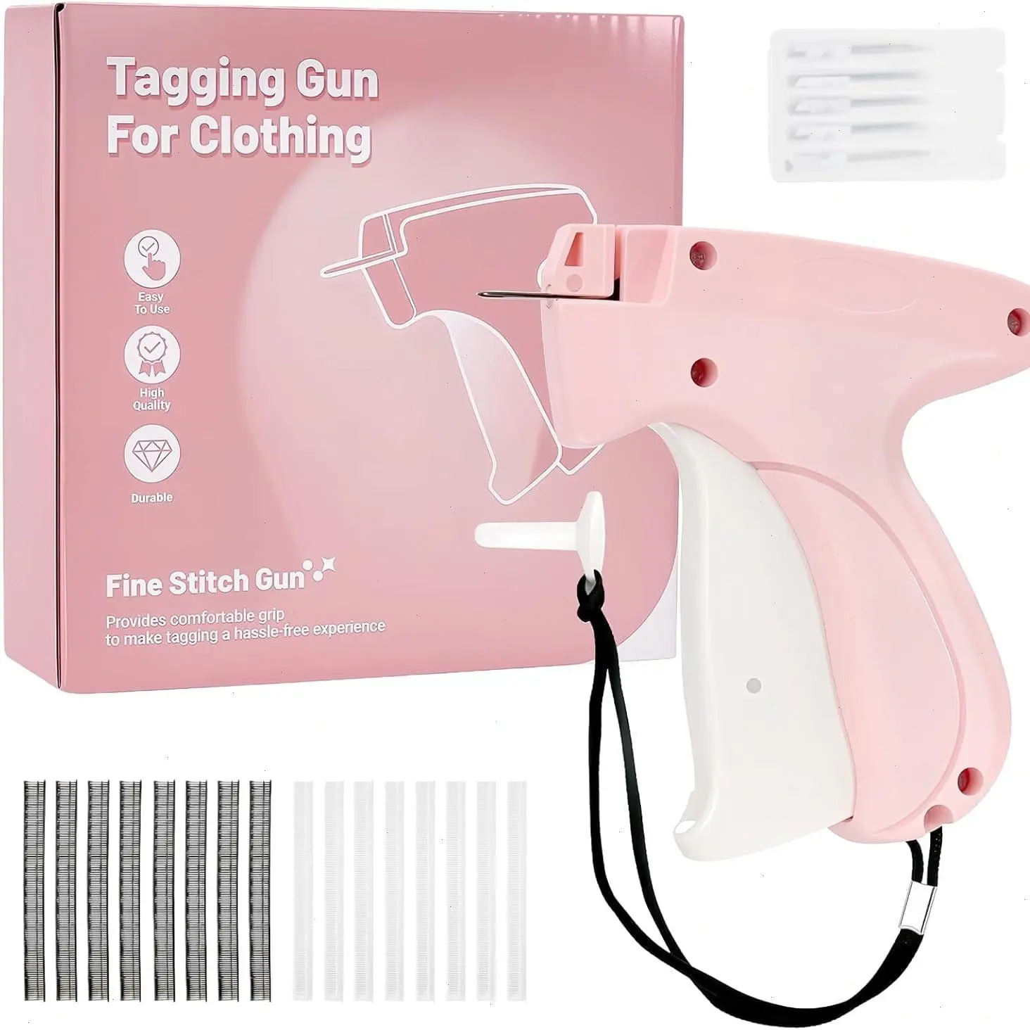 Pink Gun With 3000 Fasteners