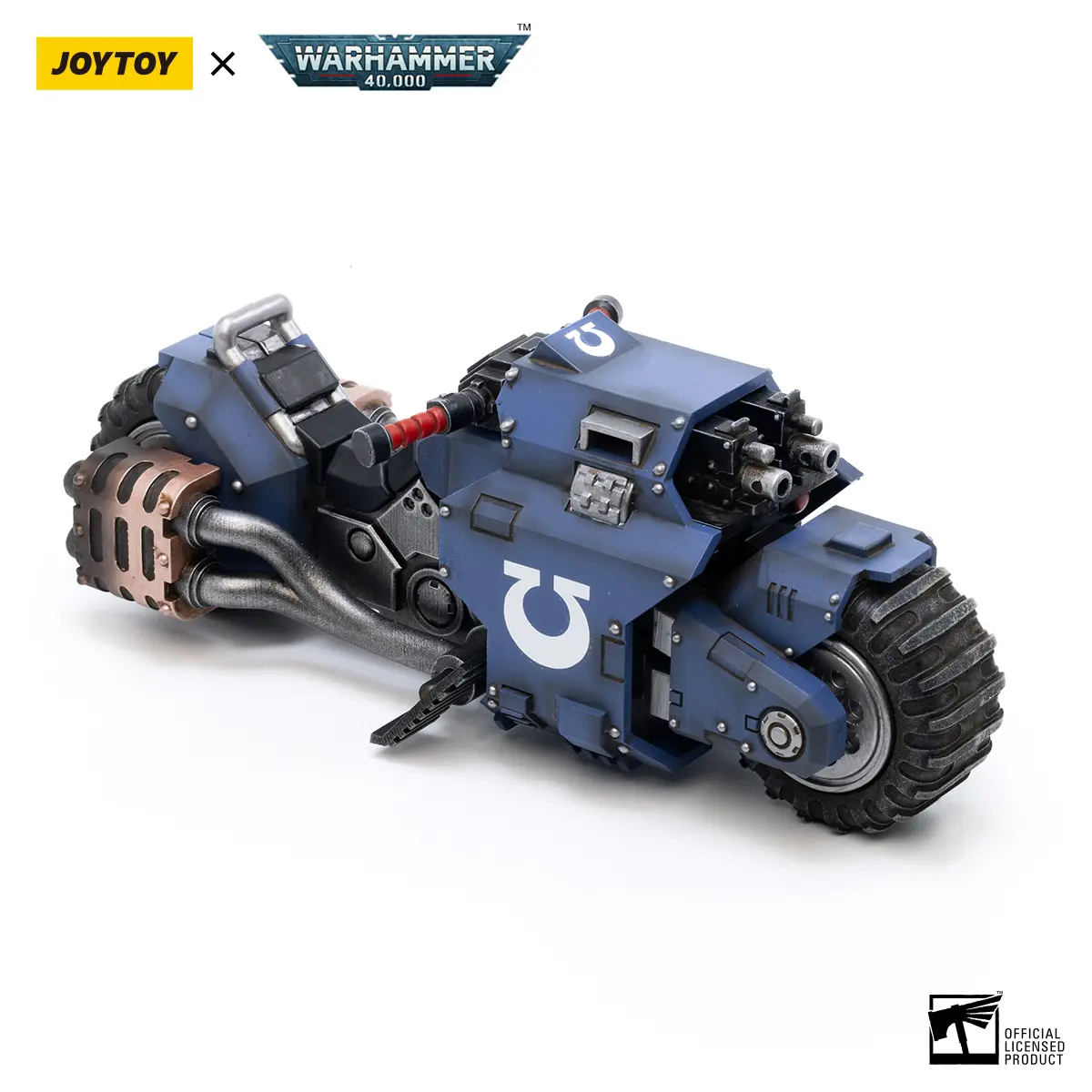 JOYTOY Warhammer 40000 1/18 Posable Action Figure - Space Marines Ultramarines Outriders JT2832, Collectible Display Toy, Articulated Figures