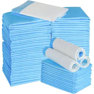 Disposable Puppy Training Pads 100 Pack, Waterproof Super Absorbent Odor Control, 13x18 Inches, Suitable for Dogs Cats Rabbits Hamsters