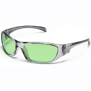 Vintage Y2K Futuristic Sunglasses for Women Men, Wrap Glasses, Sports Glasses, Y2K Festival