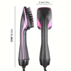Multifunctional Hot Air Comb, 1 Box Automatic Hair Straightener, Negative Ion Hot Air Comb, Hair Styling Tool for Home & Salon Use, Hair Styling ToolsVelvet Bloom15