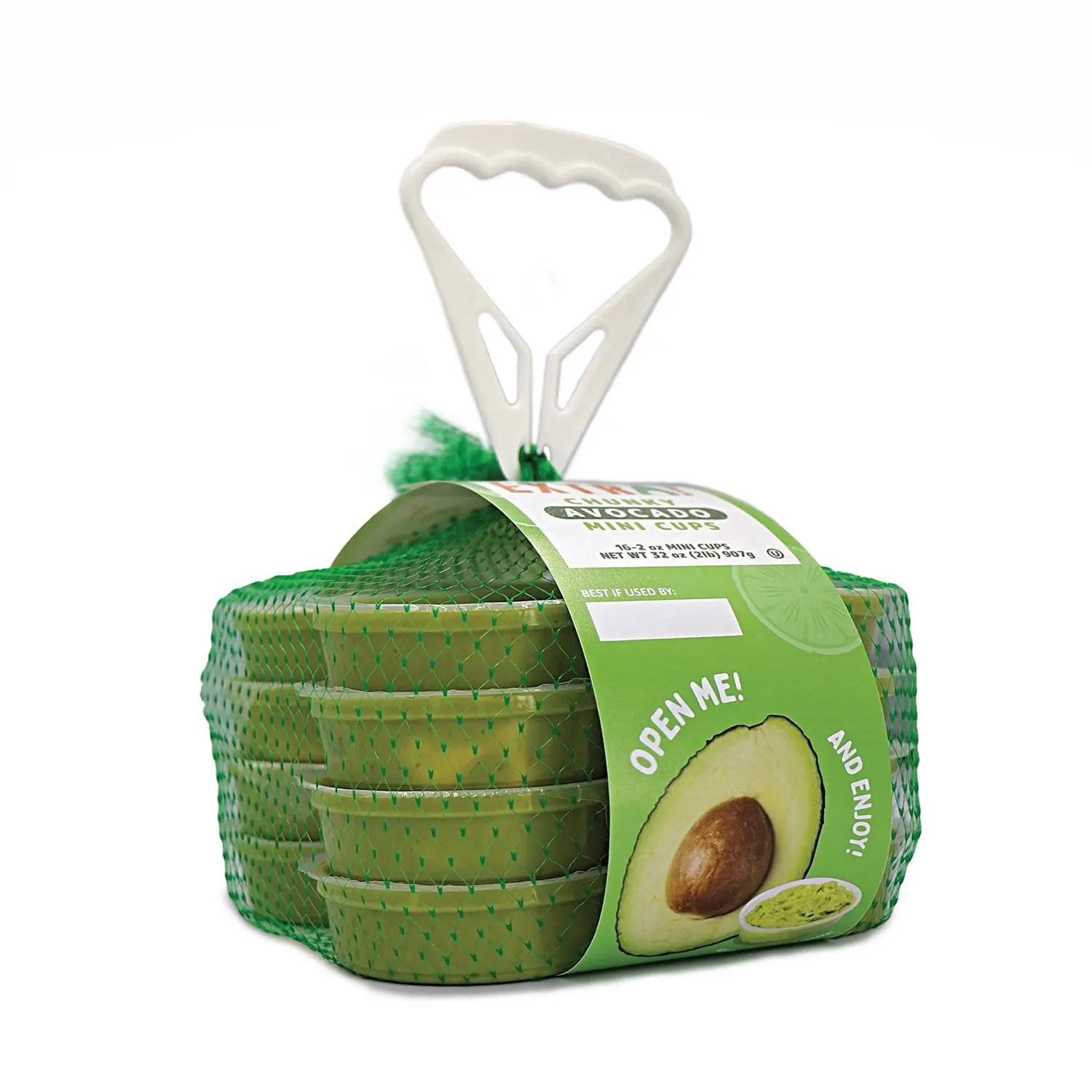 Extra! Chunky Avocado Spread Cups, 2 oz. Individual Portions, 16 Count – Fresh & Creamy Avocado Spread for Toast, Sandwiches, Wraps, Dips & Healthy Snacking