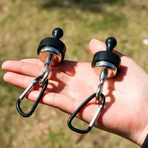 Outdoor Equipment Suction Cup Hook Canopy Tent Light Magnetic Clip Hook Holder Superglue Magnet Buckle Clip Camping