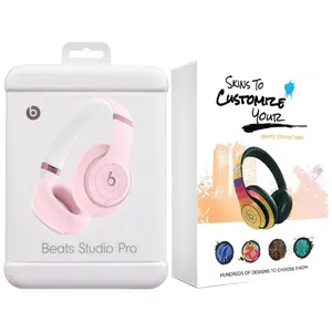 Beats Studio Pro Bluetooth Wireless Noise Cancellation Headphones with MightySkins Customization Code - Matte Pink