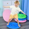 Vibrant Unisex 3-in-1 Balance Board - Universal Snail Design Rocker Maze Board with 5 Balls, Toddler Toys for Physical Dev., Durable Plastic Sports Toy, Cool Toddler Stuff for Children Development