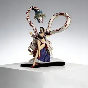 One Piece Boa Hancock Figure, With Snake Salome and Queen Pose .Boa Hancock Collectible Statue, One Piece Anime Figure with Snake Effects,Boa Hancock Anime Figure, One Piece Collectible for Fans & Display, Collectible Figure Decor