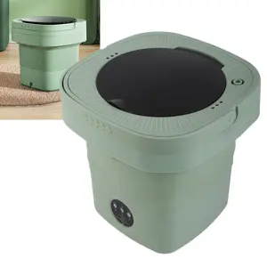 Foldable Washing Machine High Speed 6.5L Large Capacity Soft Semi Spin Drying