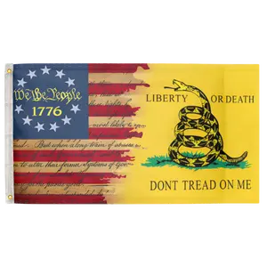 Gadsden Betsy Ross WTP Liberty 3'X5' Flag 100D Polyester (90cm x 150cm) (G47) RolFlags