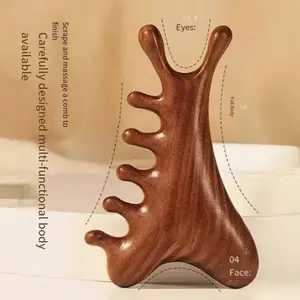 4-In-1 Massage Comb, Multifunctional Scalp & Face Massager, Ergonomic Handle, No Battery Needed, Durable PP Material, Hair Loss Treatment