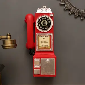 Telefon Dekoratif Süs Eşyası, Vintage Dekorasyon, Ev Süsü, Masaüstü Dekorasyonu, Koleksiyonluk, Oturma Odası, Ofis, Çalışma Odası Ve Diğer Mekanlar Için Uygundur