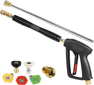 Washer  and Wand with 5 Spray Nozzles, M22-14mm & M22-15mm Fitting Replacement for Ryobi, Karcher, Greenworks, Craftsman, Troy bilt Power Washers, 4000 PSI