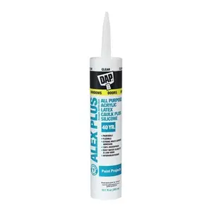 DAP 18156 Alex Plus 10.1 oz. Acrylic Latex Caulk - Clear