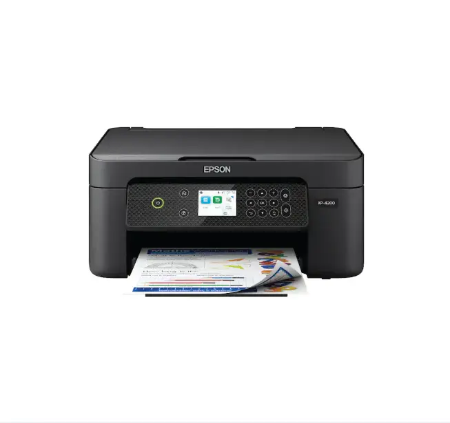 Epson Expression Home XP-4200 All-in-One Inkjet Printer, Black, Wireless Printer, Color Printer, Home Printer, Compact Printer, Office Printer, Inkjet Printer