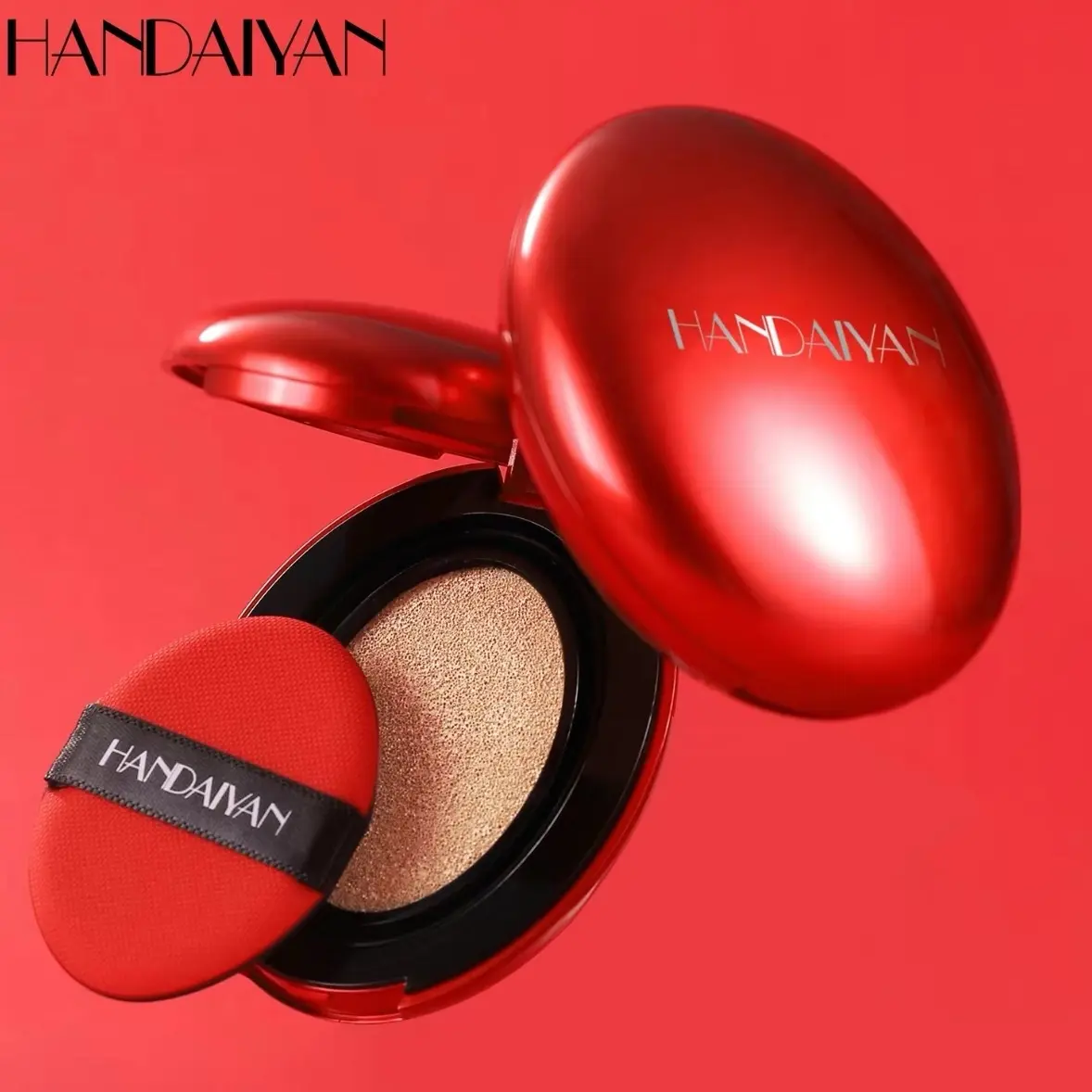 HANDAIYAN Red Cushion Foundation Mask - Full Coverage, Weighless, Skin Fit, Satin Glow, Korean