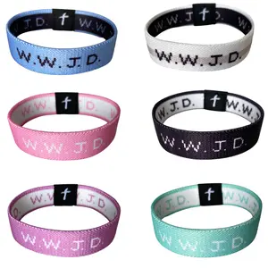 Truthful Lips WWJD Elastic Band Bracelet