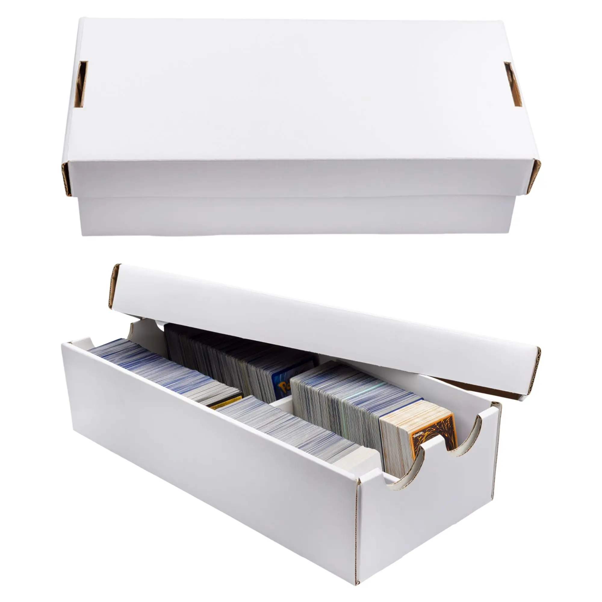 Baseball Trading Card Storage Boxes (2-Pack, 2-Row)