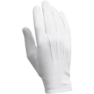 White - Uniform Parade Dress Gloves, Cotton