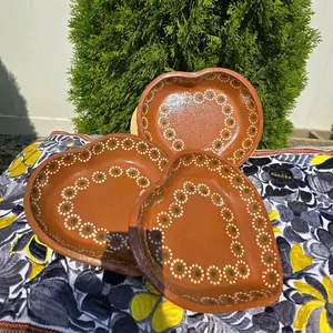 Large Heart Plates