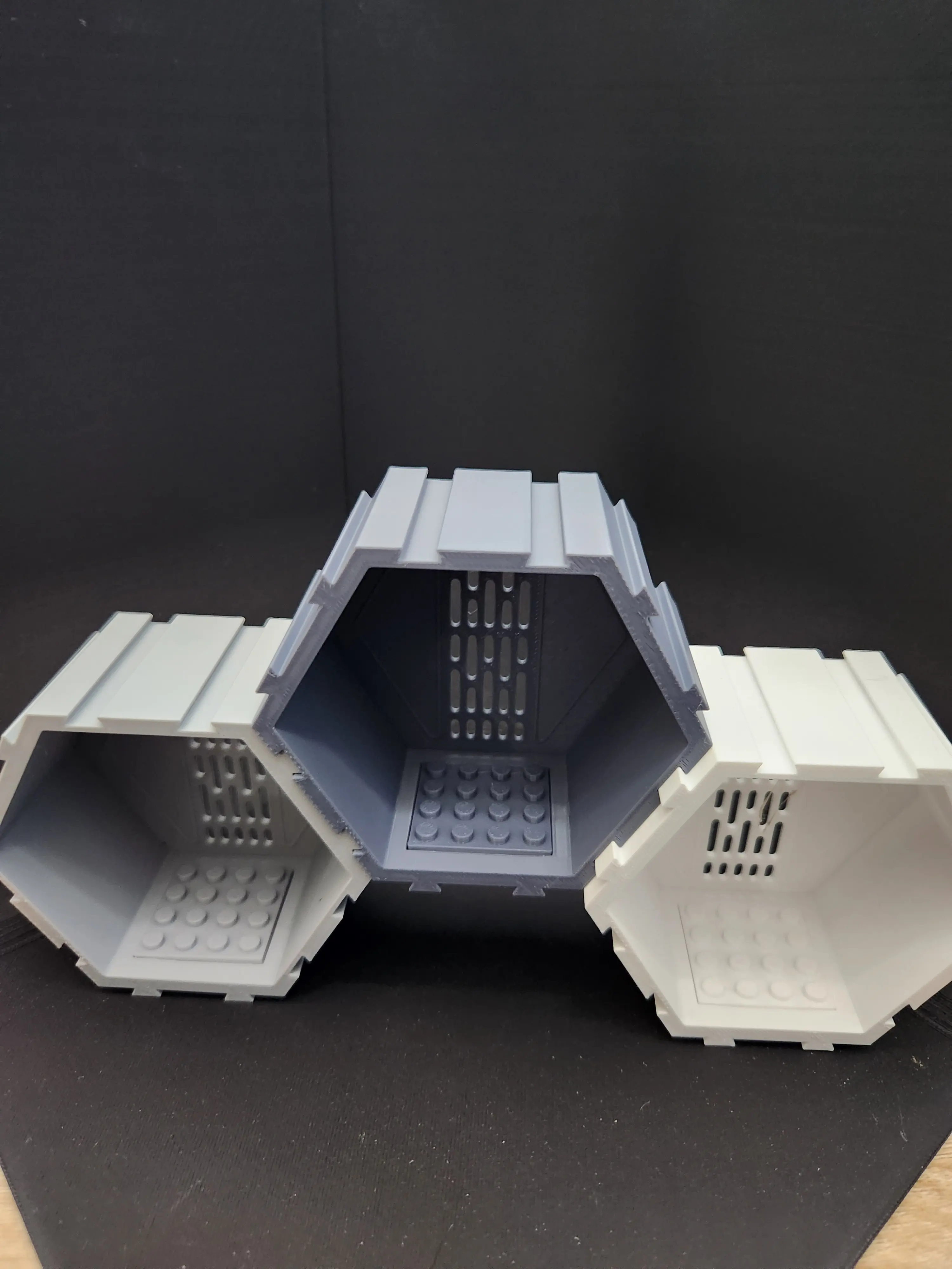 Minifig Display Stand for LEGO Collectors Expandable Modular Design 3D Printed Easy Assembly Perfect for Shelves Desks or Collector Displays