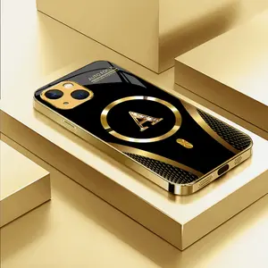 Suitable for [iPhone 15 Plus] high-end MagSafe phone case，Features a magnetic attachment function，Choose from all 26 letters—featuring a sophisticated, minimalist design. YM99