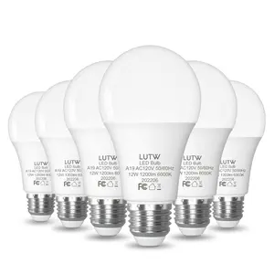 LED Light Bulb,A19 12W Light bulbs,120V E26 Medium Base,Energy Efficient,6 Pack