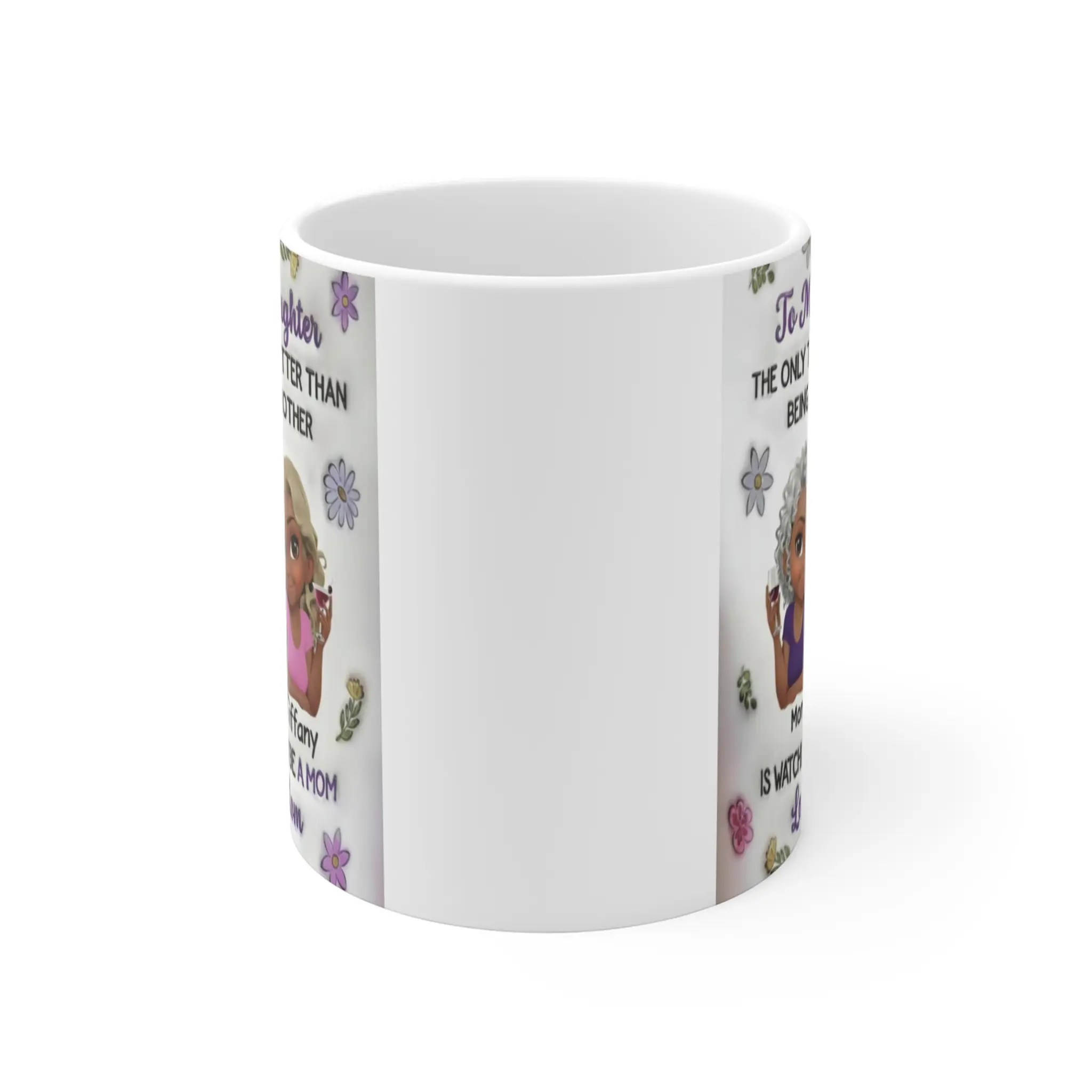 Tiffany Floral Coffee Mug — 11oz Ceramic Tea Cup