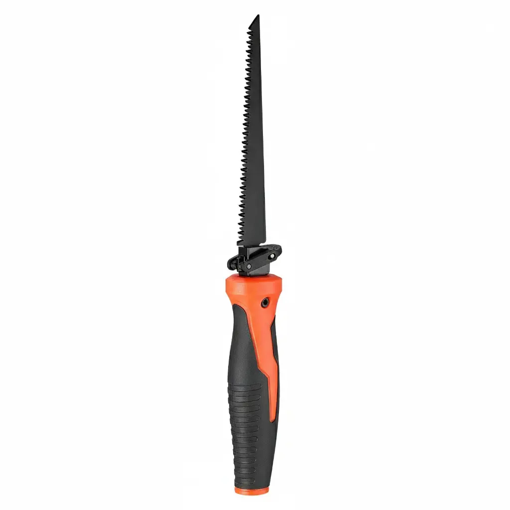 Jab Saw 6" Keyhole Saw with Soft Grip Handle & 8 Multi-Blades for Drywall