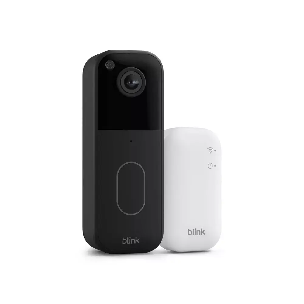 Blink Video Doorbell System with Head-to-Toe HD View Two-Year Battery Life & Simple Setup Sync Module Core included