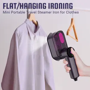 Travel Steamer Iron for Clothes - 1000W Handheld Size Portable Travel Steamer, 3 Steam Levels Clothes Steamer, 10S Fast Heat-up Steamer for Dress Shirt Home Travel