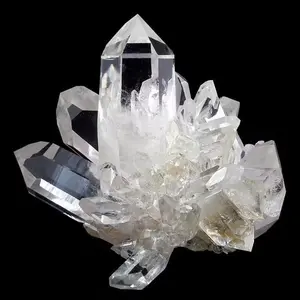 1pc Natural Clear Quartz Crystal Cluster, Unique Crystals, Great for boho home decor & room decor. Perfect gift for nature lovers, fits Christmas, Valentine's Day, Mother's Day.