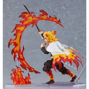 Rengoku Kyoujurou figma 553 Joints movable Anime Action Figure Toys 14CM