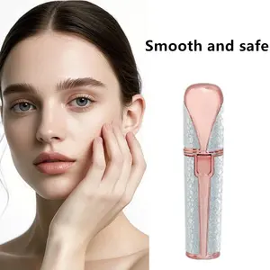 2-in-1 Women's Electric Shaver, Painless Precision Shaver, Suitable for Face, Armpits, Compact And Easy to Carry And Clean, USB Rechargeable, Large Capacity Battery, Stainless Steel Blade, Safe, Gift for Girls