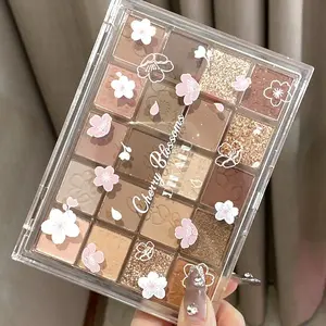 20 Colors Eyeshadow Palette, Matte and Glitter Shimmering Eye Shadow Makeup Palette, High Pigmented Colorful Eye Makeup Products for Daily and Party, Cosmetic Gift, Cosmetic Products, Christmas Gift, Highly Pigmented Palette