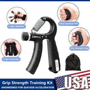 Hand Grip Trainer Kit 5-Piece - Adjustable