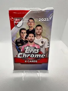 2025 Topps Chrome MLS Soccer - Value Box Pack