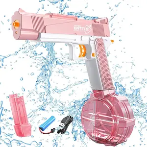 Adult Children Automatic Electric Water Gun, Waterblaster, 434cc+58cc Large Capacity Spray Gun, Ideal for Pool Party Beach Outdoor Activities