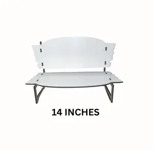 Memorial Bench | Large Sublimation Blank Photo Bench | Sublimation Bench | 14 inches