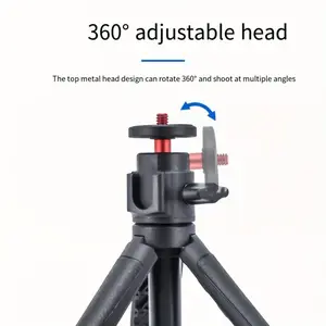 Multifunctional Live Streaming Desktop Tripod, Side Cold Shoe Mount, Compatible with Camera/phone, Expandable Light/microphone, Adjustable Tripod Stand, Camera Accessories