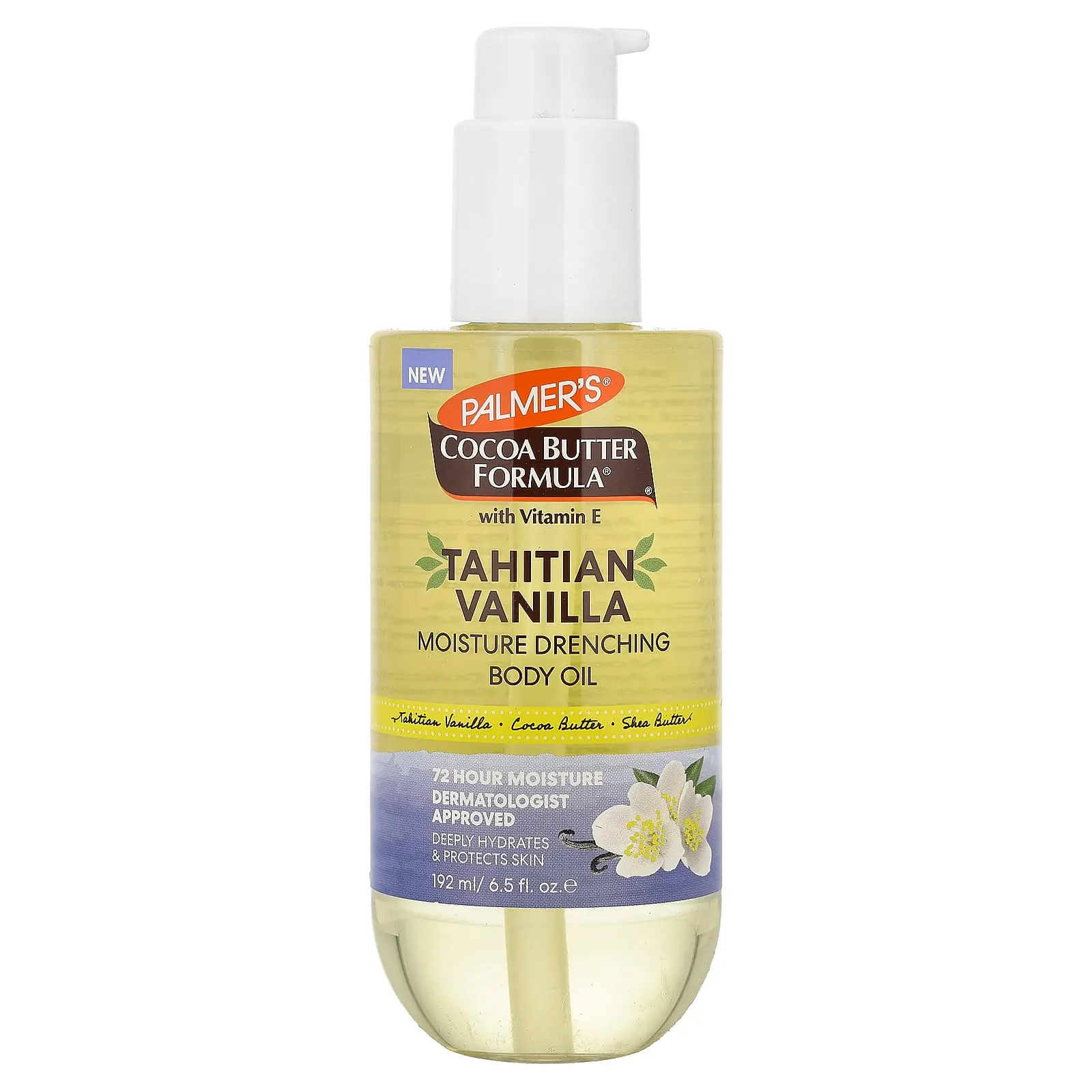 Palmer's Cocoa Butter Formula® with Vitamin E, Moisture Drenching Body Oil, Tahitian Vanilla, 6.5 fl oz (192 ml)