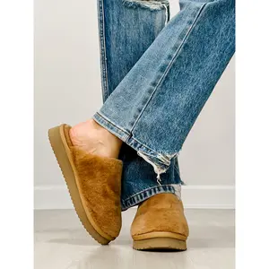 Corkys Comfy Slip-On Slides in TAN