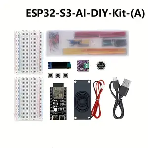 AI-Enabled Voice ESP32-S3 Development Board with DeepSeek XiaoZhi, N16R8 WROOM-1 Module & Breadboard DIY Kit for Smart Home IoT Projects