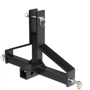 GARVEE 3 Point 2" Quick Hitch Receiver,Heavy Duty 3 Point Hitch Receiver Quick Hitch Compatible Category 1 Tractor,3 Point Hitch Farm Equipment and Subcompact Trailer Hitch Attachments