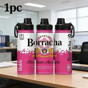 1pc 20oz Stainless Steel Insulated Cup with Handle, Dual-Layer Vacuum Insulation, Wide Mouth, Leak-Proof Lid, Ideal for Travel, Car, Hiking