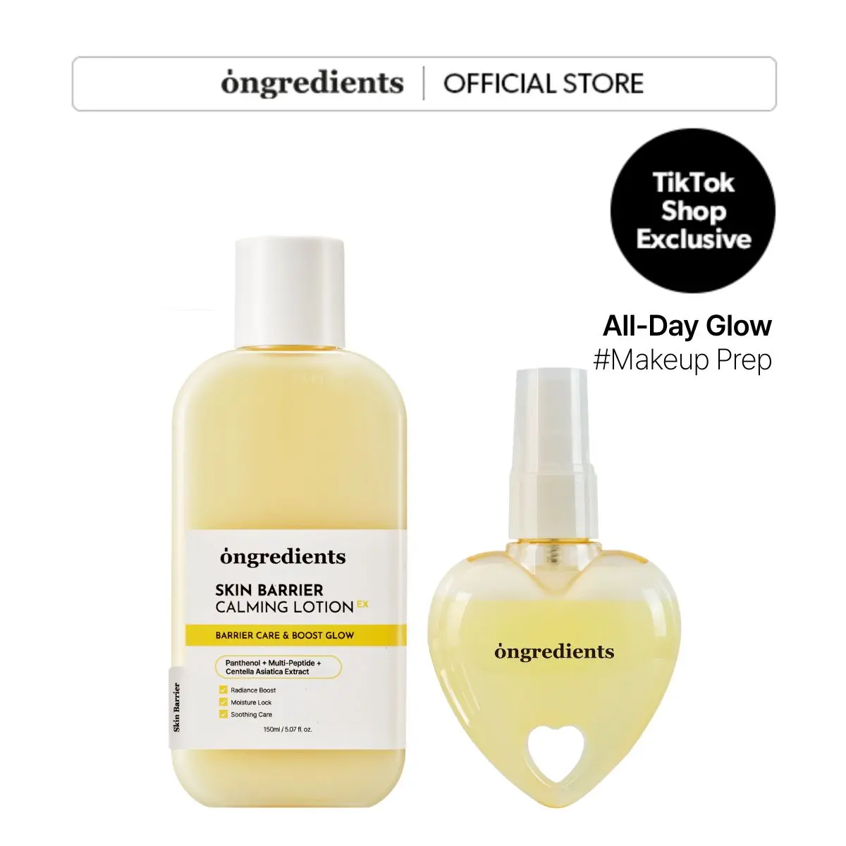 [Ongredients Official Shop] Love Your Skin Bundle - Lotion EX 150ml & Heart Mist Set