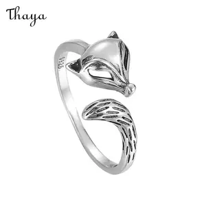 Thaya 925 Silver Old Fox Ring