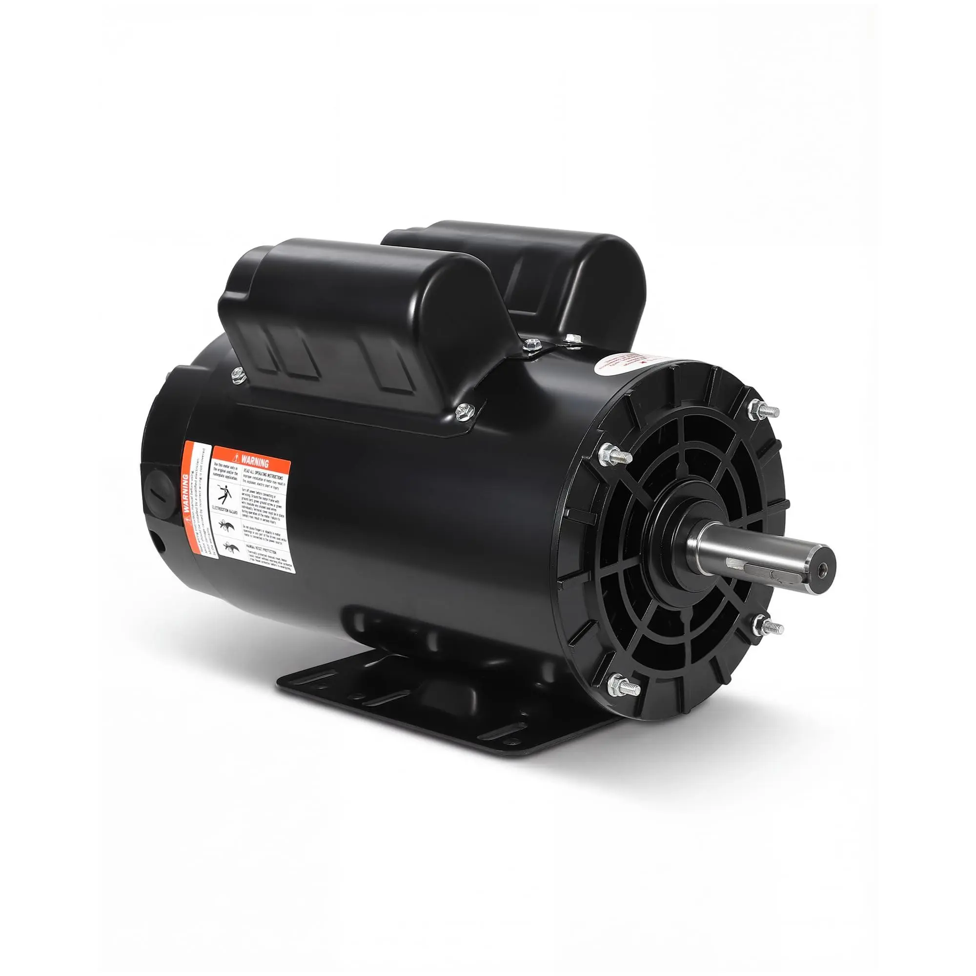 GARVEE Air Compressor with 2hp Motor - 3450RPM Single-Phase Electric Motor, 5/8" Keyed Shaft, 1.88" Shaft Length, CCW/CW Rotation, 230V for Indoor Furniture Assembly