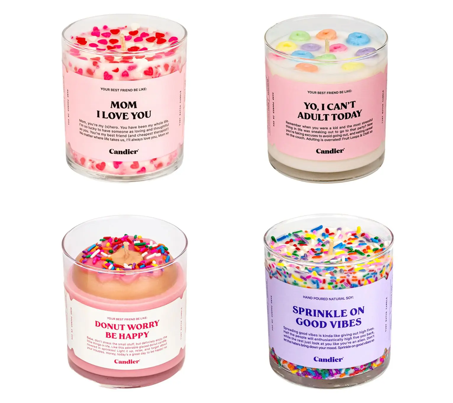 Candier (1) 9-oz Sweet Treats Candle In Choiceof Scent