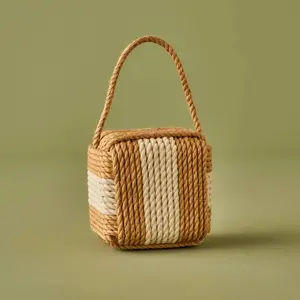 Elena Woven Cube Decorative Door Stopper